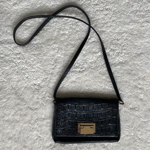 Kate Spade Black ‘Alligator’ Leather Crossbody Bag
